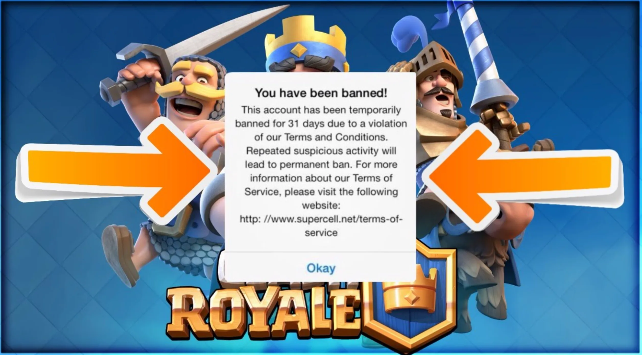 Clash Royale Banned